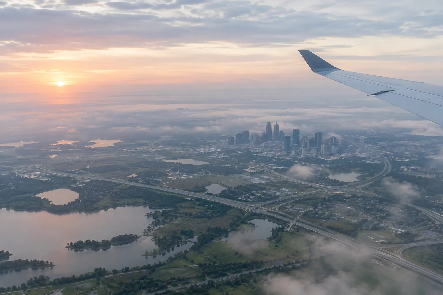 Dallas from the air