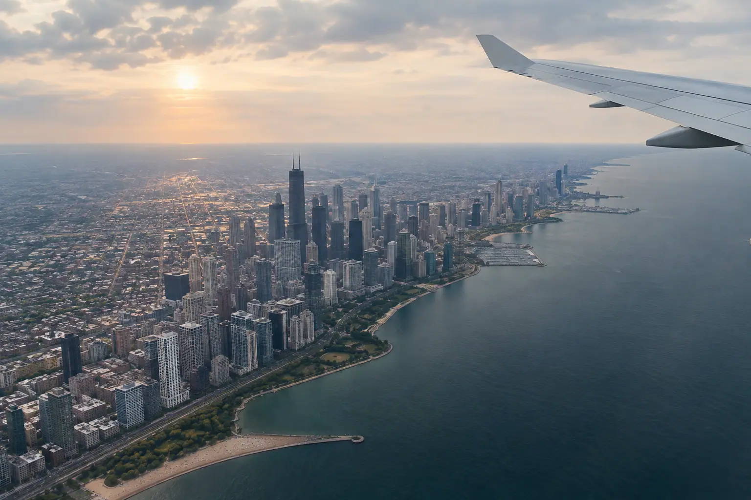 Chicago from the air
