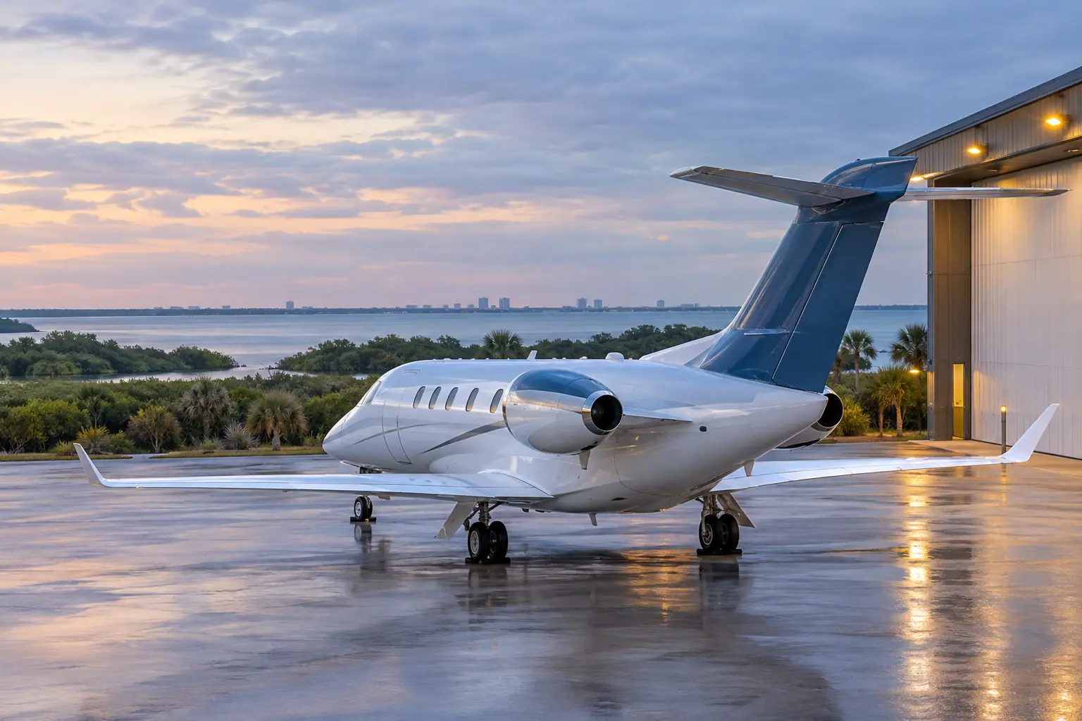 Ramp at Tampa Executive Airport