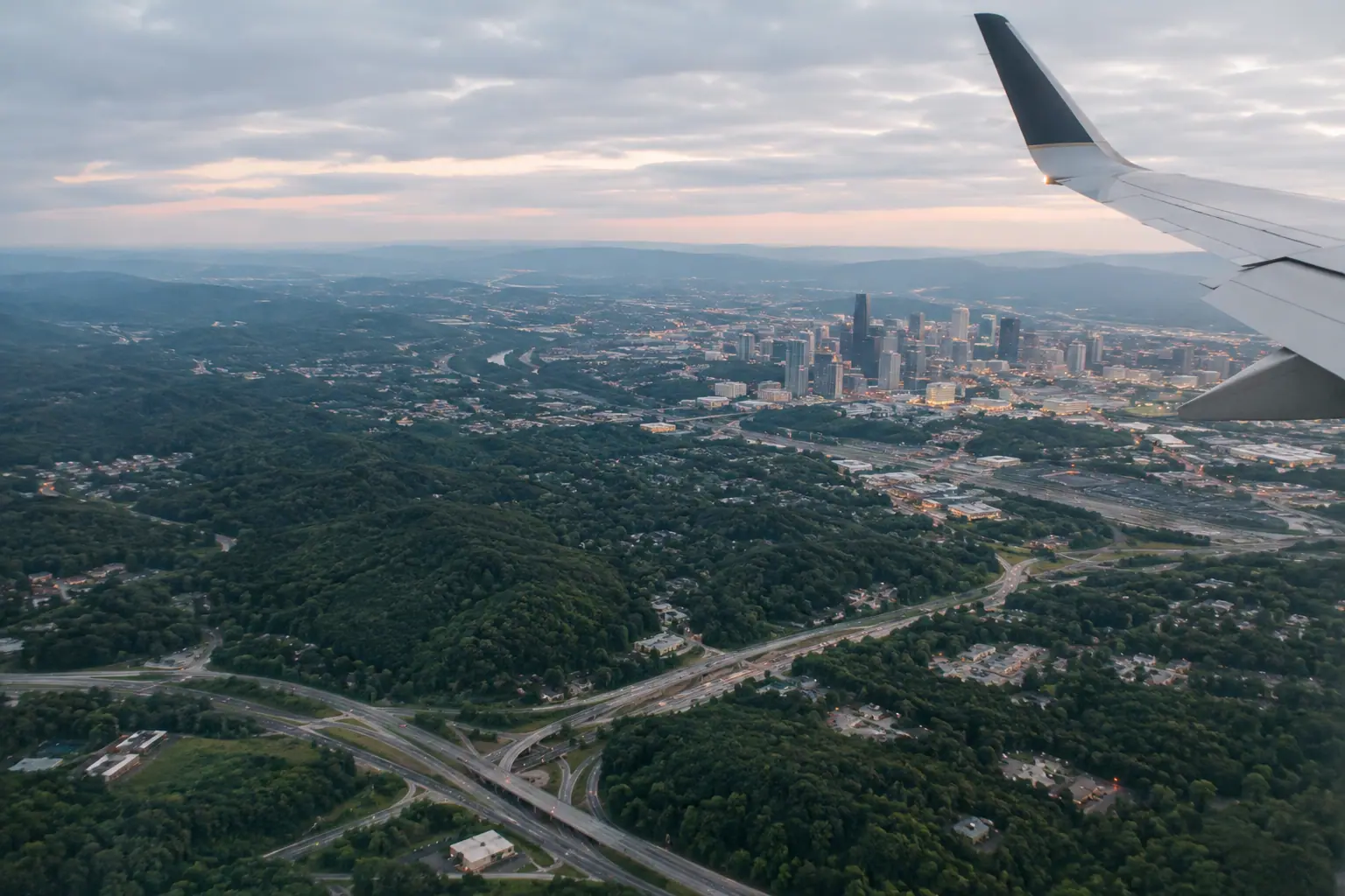 Atlanta from the air