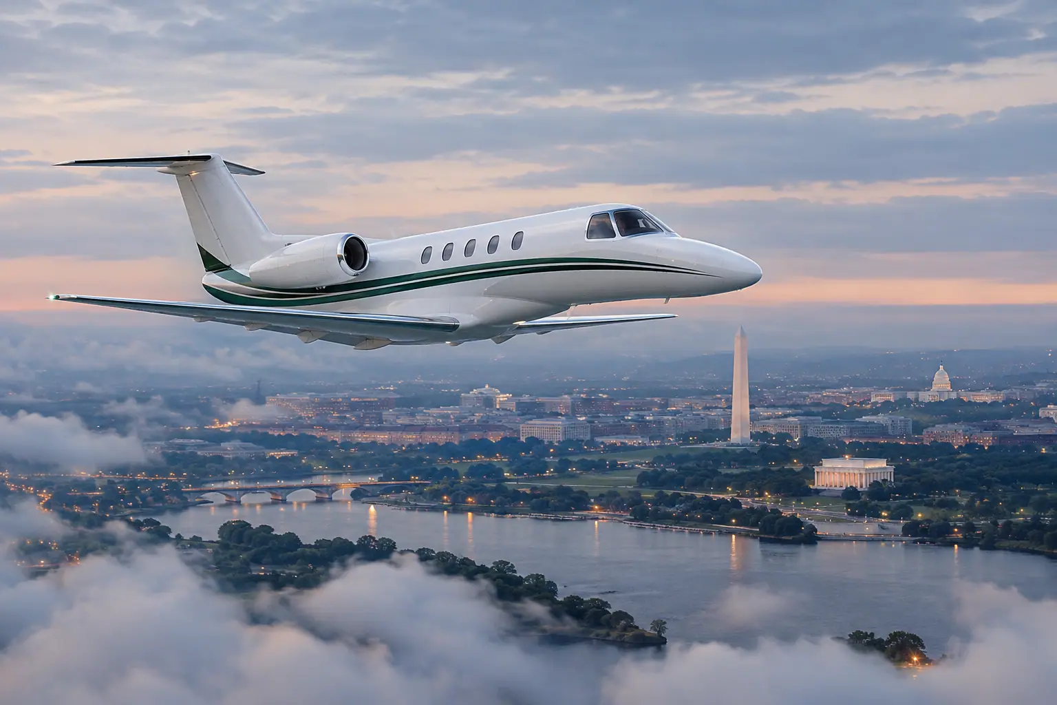 Private jet Washington, DC to Tampa